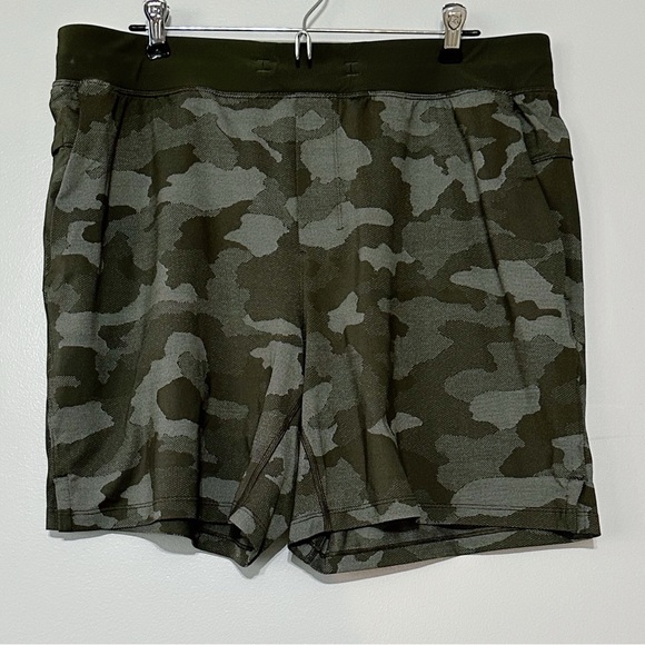 lululemon athletica Other - Lululemon T.H.E. Short 7" Mesh *Linerless Variegated Mesh Camo Max Dark Olive